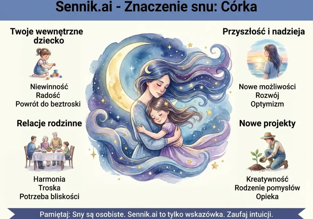 Sen o córce - co oznacza płacz, choroba i kłótnia?