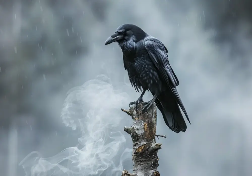 Kruk - duchowe znaczenie i symbolika kruka jako zwierzęcia mocy