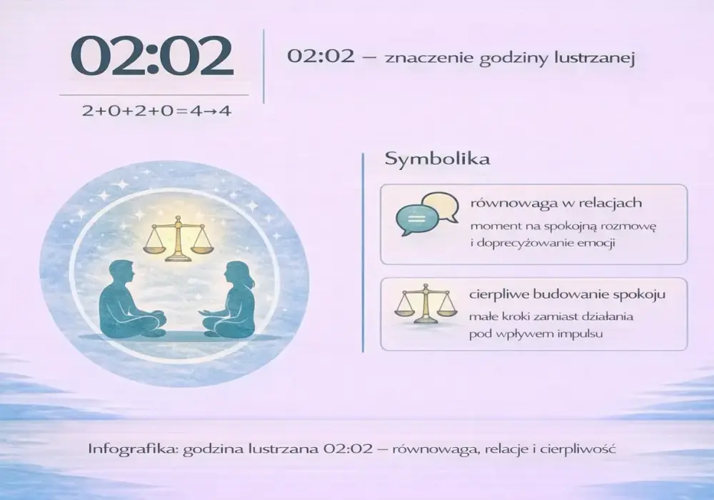 20:20 - co oznacza ta godzina lustrzana w miłości i pracy?