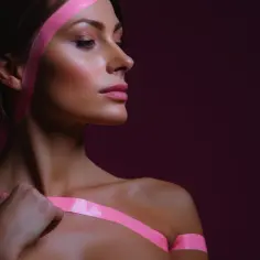 Kinesiotaping estetyczny na twarz - Taping i taśmy do twarzy