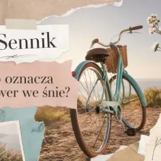 Sennik: Co oznacza rower we śnie? Vintage rower na plaży, symbol wolności i podróży.