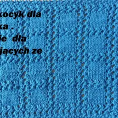 Prosty sposób na miękki kocyk dla niemowlaka na drutach krok po kroku