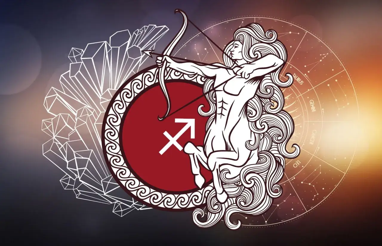 Strzelec z łukiem i strzałą, symbol zodiaku. Sprawdź swój horoskop na dzisiaj!