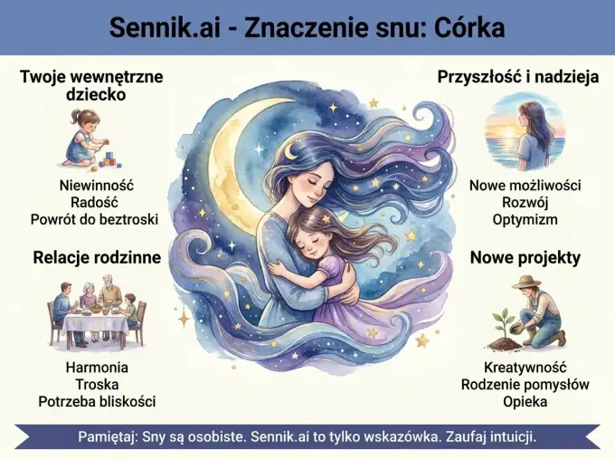 Sen o córce - co oznacza płacz, choroba i kłótnia?